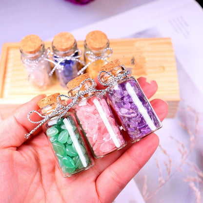 Flag Village Natural Original Stone Set Energy Crystal Unpolished Semi Precious Amethyst Gift Box