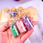 Flag Village Natural Original Stone Set Energy Crystal Unpolished Semi Precious Amethyst Gift Box