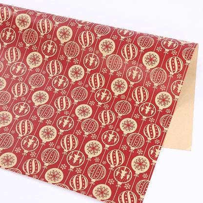 Flag Village Thickened Wrapping Paper For Christmas Gifts