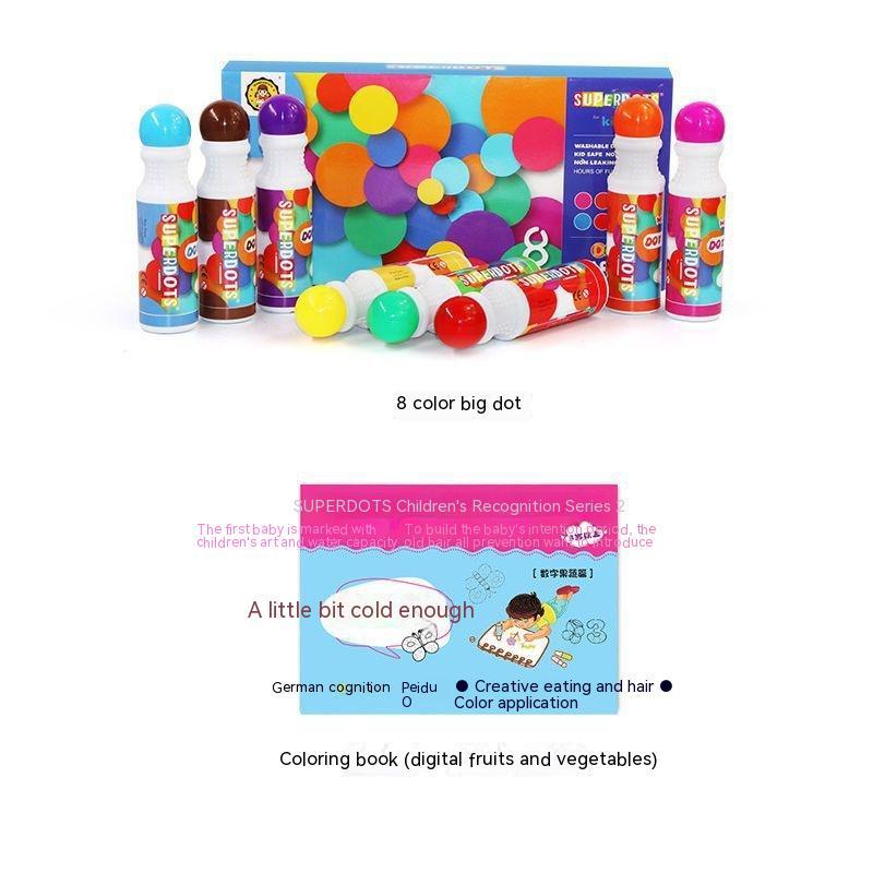 Flag Village Children's Graffiti Painting Stationery Coloring Early Education Gift Box