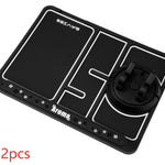Flag Village Auto Tools Non-Slip Car Phone Pad For 4-in-1 Car Parking Number Card Anti-Slip Mat Auto Phone Holder Sticky Anti Slide Dash Phone Mount