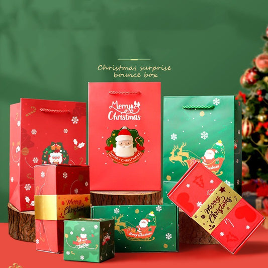 Flag Village Christmas Eve Surprise Box Creative Gift Box