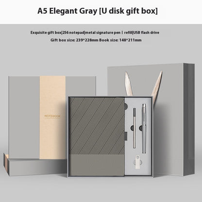 Flag Village Notebook Gift Box Vacuum Cup Set Business Gift Company Activity High-end Practical Gift
