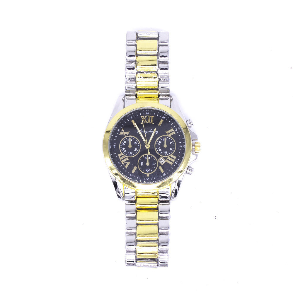 Flag Village With Box Fashion Couple Bracelet Watch Set Gift
