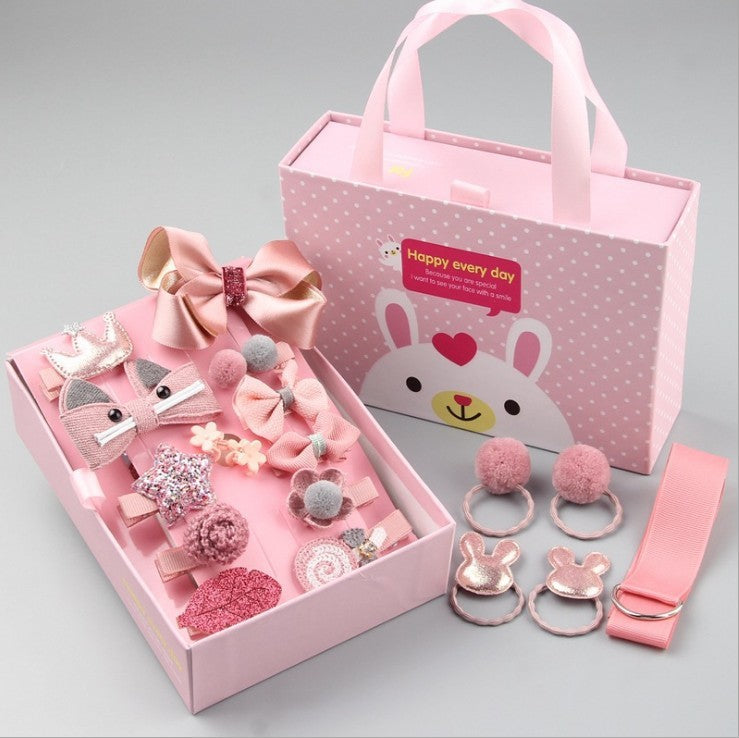 Flag Village Children's Clip Hair Accessories Set Gift Box