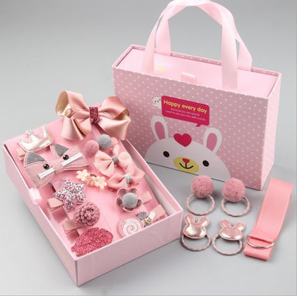 Flag Village Children's Clip Hair Accessories Set Gift Box