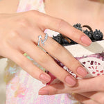 Flag Village Cross Rings 925 Sterling Silver Faith Adjustable Rings Open Rings Cross Ring Jewellery For Mother Women Men Women Gifts