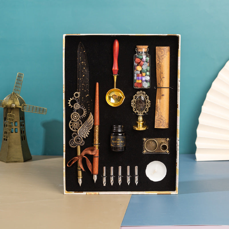 Flag Village Business Gift Box Birthday Gift Pen Set