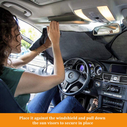 Flag Village Auto Tools Car Window Sunshade Sun Shade Visor Windshield Cover Auto Car SunShade Anti Snow Ice Windshield Sunshade Car Windshield Sunshade