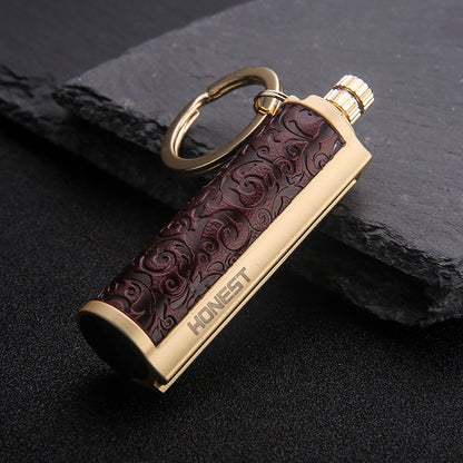Flag Village Creative Personality Metal Waterproof Outdoor Lighter With Gift Box