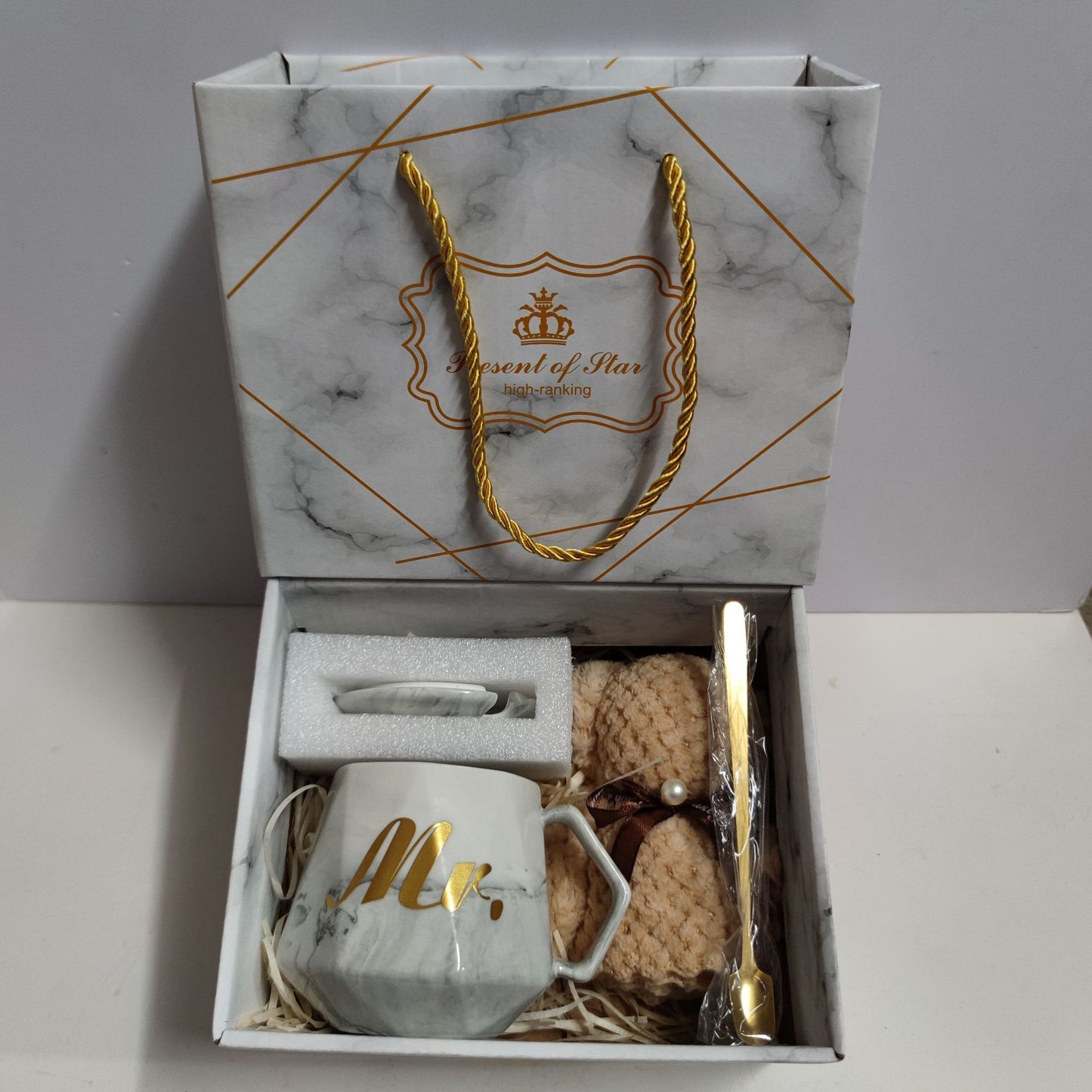 Flag Village Ceramic Cup Gift Box Opening Gift Activity Gift Wedding Favors