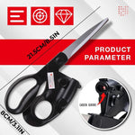 Flag Village Professional Laser Guided Scissors For Home Crafts Wrapping Gifts Fabric Sewing Cut Straight Fast Scissor Shear