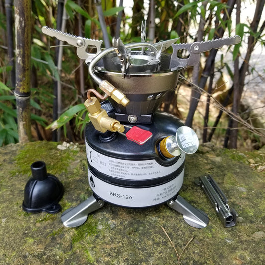 Flag Village Field Oil Stove Camping One Heavy Fire Gasoline Stove Mountaineering Team Outdoor Stove Cookware