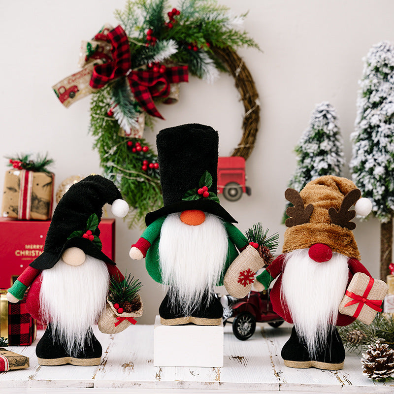 Flag Village Christmas Gnome Dolls Christmas Day Gifts Dwarves Home Decoration Gifts