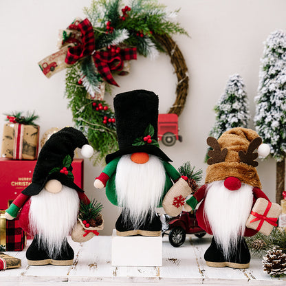 Flag Village Christmas Gnome Dolls Christmas Day Gifts Dwarves Home Decoration Gifts