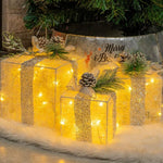 Flag Village Christmas Gift Box Three-piece Set Gift Decoration