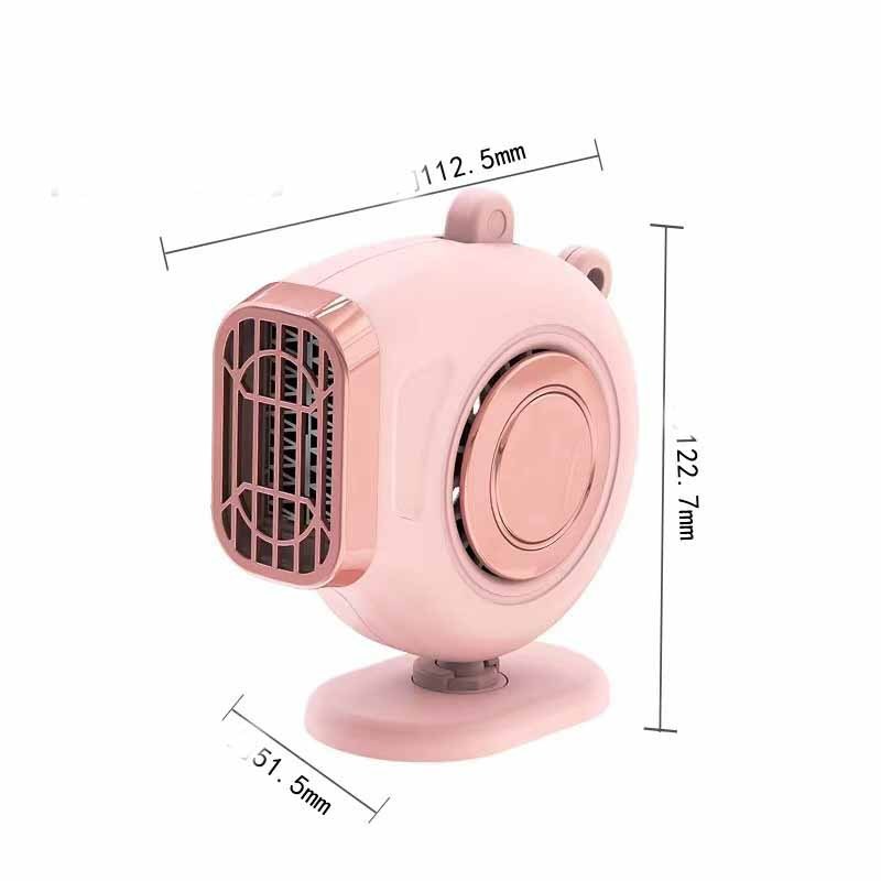 Flag Village Auto Tools Warm Cold Dual Use Car Low Noise Defog Windscreen Fan Heater Demister Car Heater Fan Heater Window Mist Remover