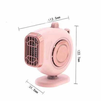 Flag Village Auto Tools Warm Cold Dual Use Car Low Noise Defog Windscreen Fan Heater Demister Car Heater Fan Heater Window Mist Remover