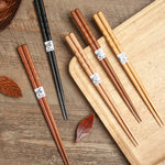 Flag Village Chopsticks Household Wooden Chopsticks Gift Box Set
