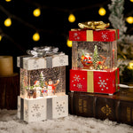 Flag Village Christmas Decoration Gift Box Crystal Ball Small Night Lamp Ornaments