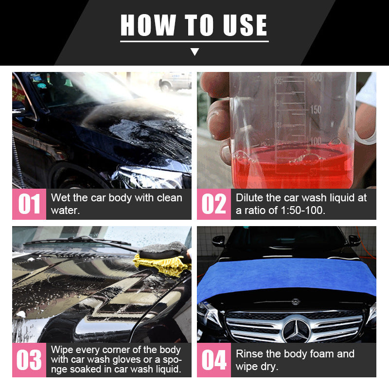 Flag Village Auto Tools Strong Cleaning Agent Glazing Car Wash