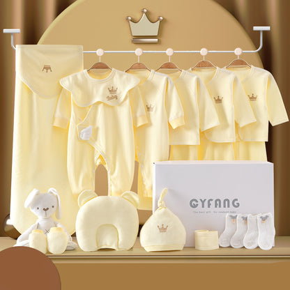 Flag Village Baby Clothes Autumn And Winter Newborn Gift Box Set