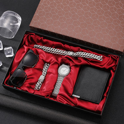 Flag Village 5-piece Men's Watch Gift Box Set