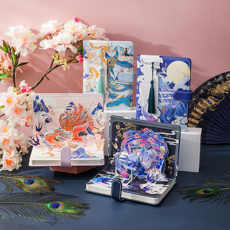 Flag Village Tianlanlu Peacock Fu Series Handbook Gift Box Set