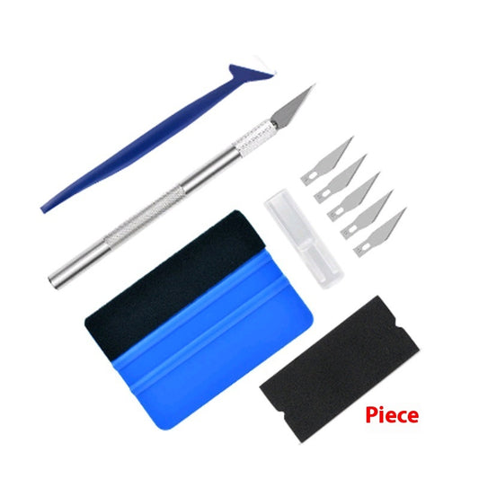 Flag Village Auto Tools 4-piece Set Of Colorful Auto Film Invisible Car Clothing Tools