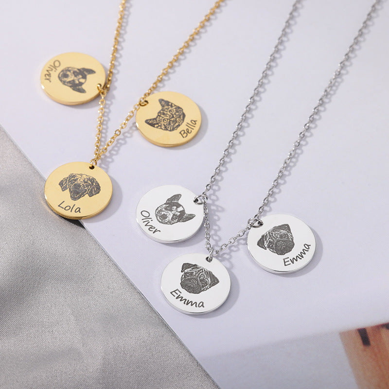 Flag Village Personalized Gifts For Mom Unique Jewelry Pet Photo Cust Om