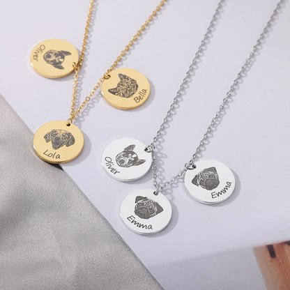 Flag Village Personalized Gifts For Mom Unique Jewelry Pet Photo Cust Om