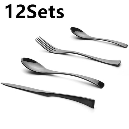 Flag Village Western  Stainless Steel Gift Box Cutlery Set