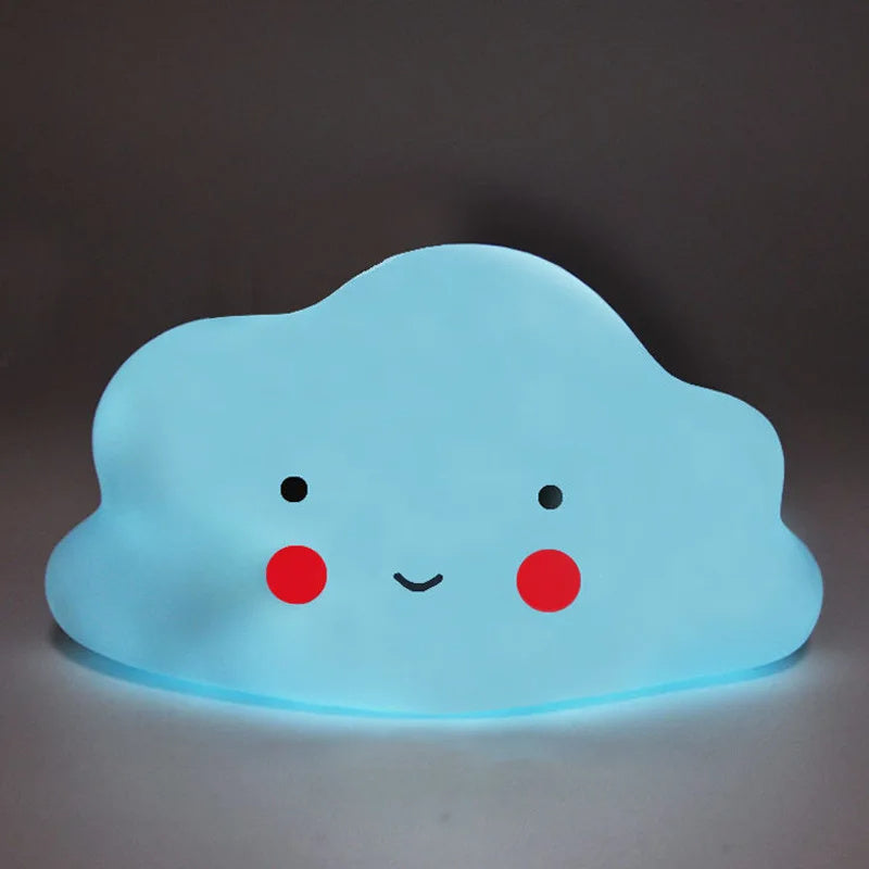 Flag Village Luminous Toys, Children's Room LED Lights, Bedside Lamp Decorations, Enamel New Creative Gifts