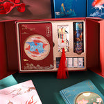 Flag Village Creative Retro Hardcover Notebook Gift Box Set