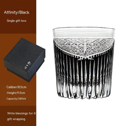 Flag Village Wine Glass Gift Box Couple Gift Cup Crystal Glass Whiskey Glass