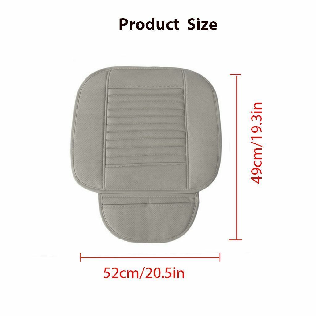 Flag Village Auto Tools 3D Universal PU Leather Car Seat Cover Breathable Pad Mat For Auto Chair Cushion