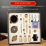 Flag Village Pure Copper Incense Burner Xiangdao Starter Set With Gift Box
