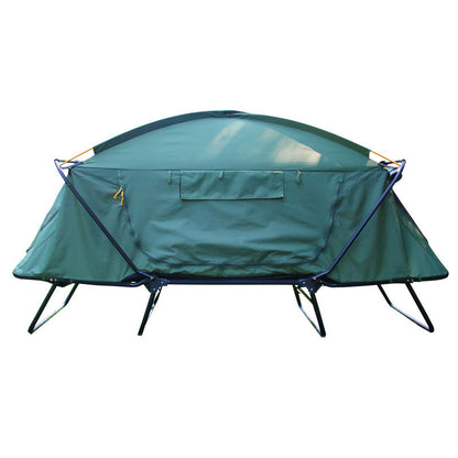 Flag Village Outdoor Thickened Oxford Cloth Insulated Off Ground Tent For Two Camping And Fishing Tent