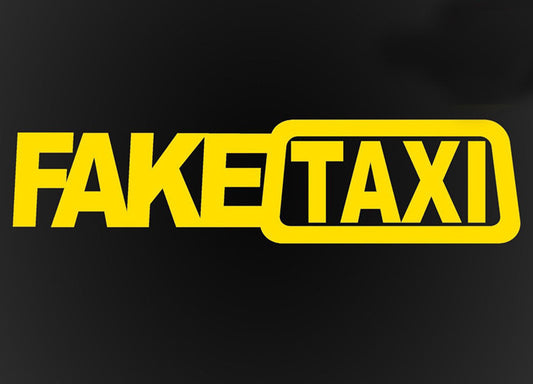 Flag Village Auto Tools Fake Taxi Drifting Sign Funny Car Sticker