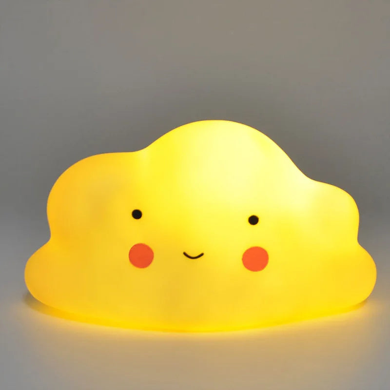 Flag Village Luminous Toys, Children's Room LED Lights, Bedside Lamp Decorations, Enamel New Creative Gifts