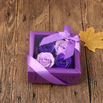 Flag Village Soap Flower Gift Box Valentine's Day Gift Mother's Day Creative Gifts Bear Flower Rose Heart Shaped Tin Box