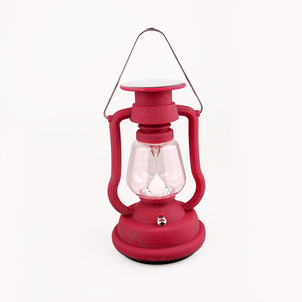Flag Village Hand Cranked Power Generation Portable Camping Lamp USB Charging
