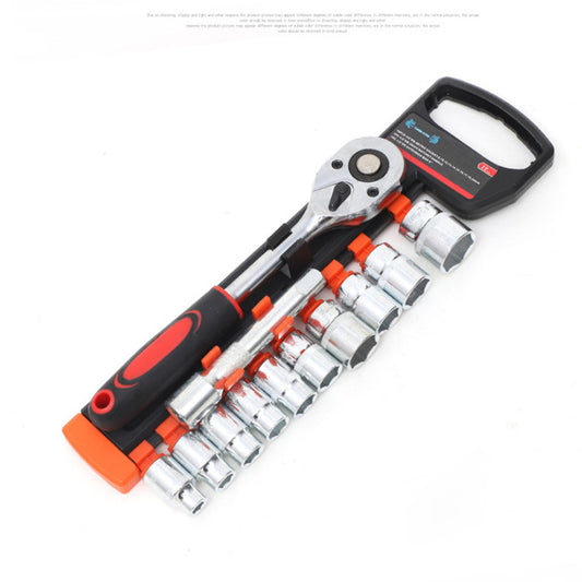 Flag Village Auto Tools Ratchet Socket Wrench Set Auto Repair Machine Repair Tools
