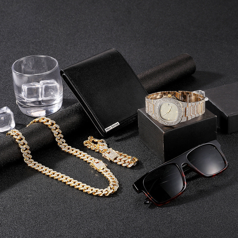 Flag Village 5-piece Men's Watch Gift Box Set