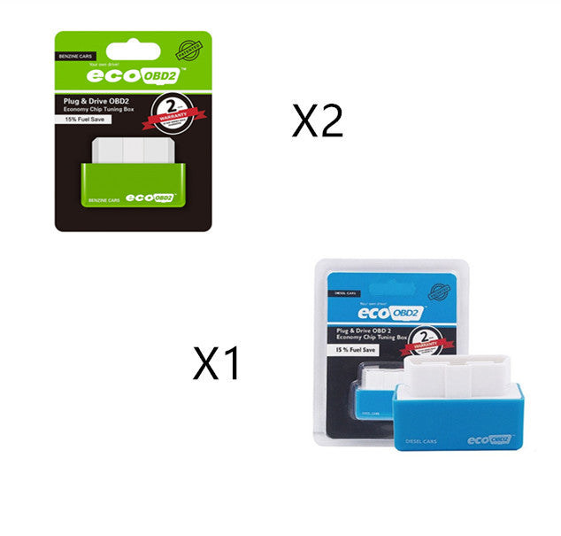 Flag Village Auto Tools Plug And Play ECOOBD2 Gasoline Car Fuel Economy ECO OBD2 Driver