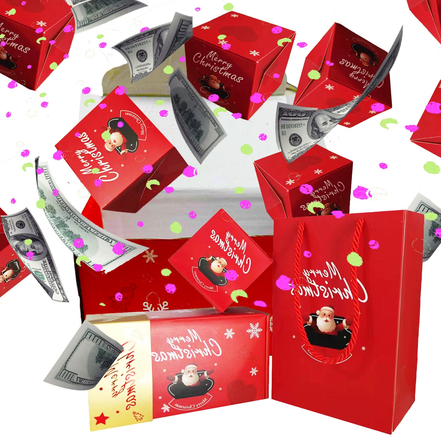 Flag Village Creative Gift Folding Bounce Gift Box