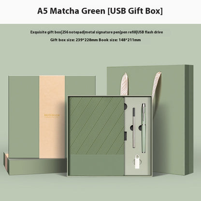 Flag Village Notebook Gift Box Vacuum Cup Set Business Gift Company Activity High-end Practical Gift