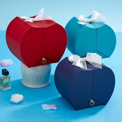 Flag Village Creative Eternal Flower Necklace Ring Double Gift Box