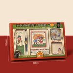 Flag Village Cute Ledger Sticker Gift Box Set