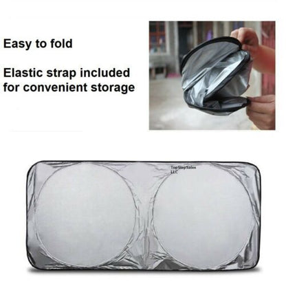 Flag Village Auto Tools Car Window Sunshade Sun Shade Visor Windshield Cover Auto Car SunShade Anti Snow Ice Windshield Sunshade Car Windshield Sunshade